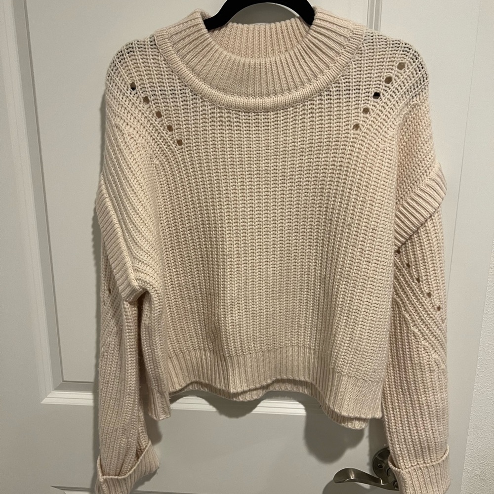 La Ligne Cream Turtleneck Sweater